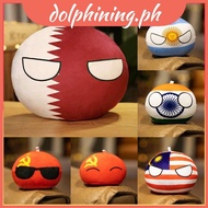 10cm Plush Series Polandball Anime Countryballs Toy Plush Pendant Doll Children's Throw Pillow