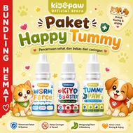 Kiyopaw Cat Dog Diarrhea Medicine Package Cat Dog Digestive Medicine Cat Dog Worm Medicine