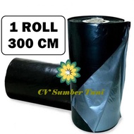 Plastik Mulsa 1 Roll Lebar 300 Cm 0,10 MM Peralatan Berkebun Mulsa