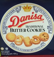 DANISA TRADITIONAL BUTTER COOKIES, 454GRAMS, ORIGINAL DANISH RECIPE