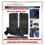 Oppo Realme🔥New i-Crystal Window Camera Slide Bumper Armor Stand Case🔥A5s A7 A12e A3s A12 F9 2 Pro A