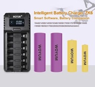 USB快速多用途6槽 9V 1.2V AA AAA 充電器（不含電池）  USB 6 Slots Rechargeable 9V 1.2V AA AAA Quick Battery Charger (battery not included)