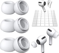 [3 Pairs] Compatible with AirPods Pro 2/1 Replacement Silicone Earbuds, with Noise Cancelling Holes 