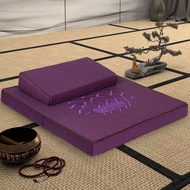 Coconut fiber meditation pillow, meditation mat, seat cushion, kneeling mat, prayer cushion, cross m