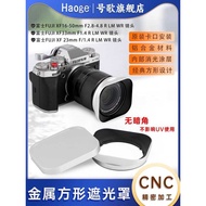 No. Metal Square Hood Fuji XF16-50mm F2.8-4.8, XF33mm/23mm F1.4 R WR Lens XT5 XT4 XT50 XT30II Camera