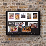 Gift Photo Frame GRID 9PHOTO for Him for Her Birthday [FREE FRAME]