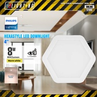 PHILIPS HEXASTYLE LED DOWNLIGHT  [8W] 4" MENTOL LED