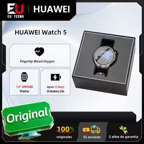 HUAWEI Watch 5 46 mm Smartwatch 1.5 inches LTPO 2.0 AMOLED Color Screen Health MOT up to 11 Days Bat