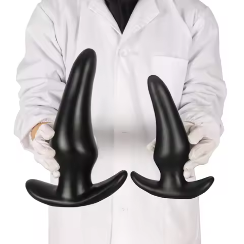 Wearable Anti Drop Soft Anal Plug Prostate Massage Liquid Huge Butt Plug Anal Training Comfortable W
