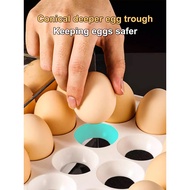 Transparent storage box large capacity kitchen egg crisper drawer egg carton storage box