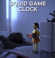 韓國超人氣😂魷魚遊戲🦑123木頭人鬧鐘⏰