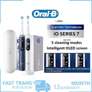 Oral-b iO7 electric toothbrush 3D brush head with visible changes in 5 modes