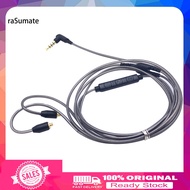  MMCX Earphone Cable Cord with Mic Volume Control for Shure SE215 SE315 SE535