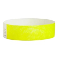 500 Pcs Paper Wristbands Neon Event Wristbands Colored Wristbands Waterproof Paper Club Arm Bands