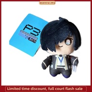 SIRENU Persona Plush Toy, 10cm 25th Anniversary Plushie Pendant, Gifts Yuuki Makoto Cosplay Shiomi K