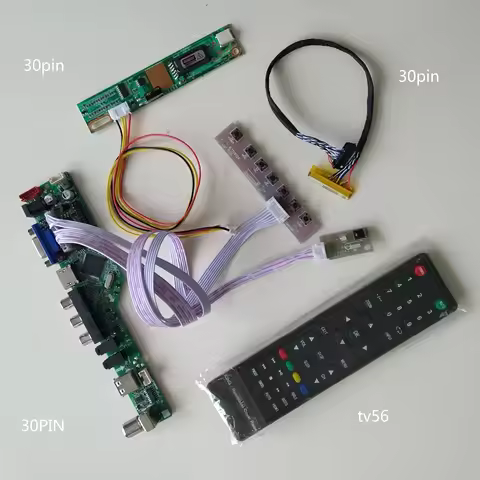 USB VGA TV HDMI-compatible AV AUDIO LCD LED Controller driver Board kit For HSD121PHW1-A03/HSD121PHW