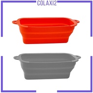 [Colaxi2] Silicone Cup Liner Foldable Grill Drip Pan Liner for Party Dinner BBQ