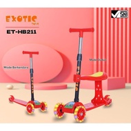 Et-hb211/exoter/3-wheel Scooter/ Scooter Can Sit And Stand