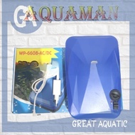 AC DC ACDC AQUAMAN AERATOR WP 6608 AIR PUMP 2 OUTPUT AQUARIUM fish pond