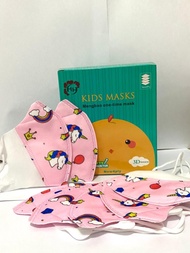 masker duckbil / duckbill 3 ply anak 1 box isi 50 pcs - 10 pcs cewek