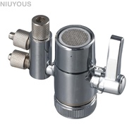 NIUYOMY Faucet Diverter Valve, 2 Way Splitter, Durable Replacement Water Filter With Female M22(22mm