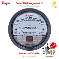 Dwyer 2000-750PA Series 2000 Magnehelic® Differential Pressure Gages หน่วยวัดพาสคัล Pascals (Pa)