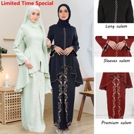 【ReadyStock】 Baju Kebaya Sulam Ironless Baju Kurung Moden Bridesmaid Series Muslimah Baju Pahang Ria