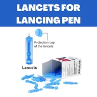 LANCET DISPOSABLE NEEDLE FOR LANCING PEN JARUM TEST GLUCOMETER GLUCOSE METER JARUM BEKAM