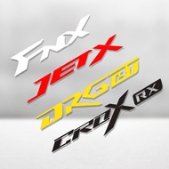 A511.A Pair Pack Reflective Stickers.Sanyang FNX CROX DRG BT JET X Motorcycle Sticker Motorcycle Bod