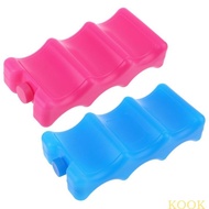 KOOK Ice Water Filled Box Wave Type Ice Box for Lunch Bags and Cooler Bags Large Capacity Absorbent Polymer Resin Box