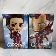 (日版)全新Q posket Marvel Avengers endgame Iron man battle ver.復仇者聯盟鐵甲奇俠無限手套Qposket公仔模型figure