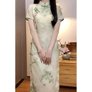 <[CDATA[Green Youthful Retro Cheongsam]]>
