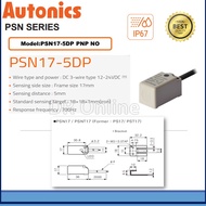 Autonics Proximity Sensor PSN17-5DP  M17 5MM DC 3 WIRE 12-24VDC | 5MM  PNP NO~ PSN17-5DP