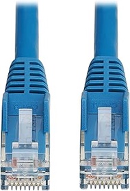 Tripp Lite Cat6 RJ45 PoE Gigabit Ethernet Cable, 1.6 Feet / 0.5 Meters, Flame-Resistant LSZH Jacket,