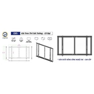 Large Wall Mounted TV Mount E95 65-100 Inch - Super Sturdy Fixed TV Mounting Frame