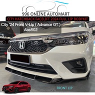 HONDA CITY HATCHBACK FACELIFT 2024 THAI LIP V2 THAI DIFFUSER BODYKIT S E V SPEC
