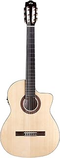 Cordoba C5-CET Limited Spalted Maple Thin Body Cutaway Classical Acoustic-Electric Nylon String Guit