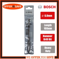 BOSCH 160mm SDS Plus-1 Rotary Hammer Drill Bit - 5.0 / 5.5 / 6.0 / 6.5mm