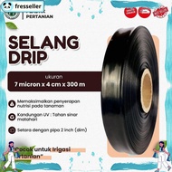 7 micron 4 cm 300 meter Drip Hose Irrigation Hose - Equivalent to 3/ 4 inch Pipe Grade Ori