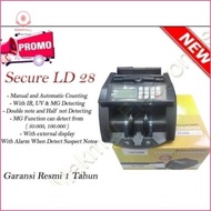 SECURE LD28M Manual & Automatic Money Bill Counter - MESIN HITUNG UANG -Keeway