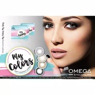 SOFTLENS MINUS OMEGA MY COLORS 15MM GRATIS TEMPAT SOFLEN
