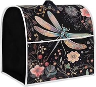 Upetstory Dragonfly Stand Mixer Cover for Kitchen Kitchen Aid Mixer Covers for 6-8 Quart Tilt Head, Stylish Mixer Cover with Extra Pocket for Accessories