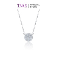 TA9 TAKA Jewellery Dainty Diamond Necklace 9K Gold
