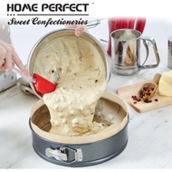 HOME PERFECT Non Stick Spring Form Pan with removeable Bottom