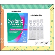 (EXP: 06/2023) ALCON Systane Ultra Lubricant Eye Drops 0.5ml x 24 vials Preservative Free