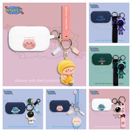 Compatible with Technics EAH-AZ100 Protective Silicone Cute Astronaut Pendant Cartoon Covers Bluetoo