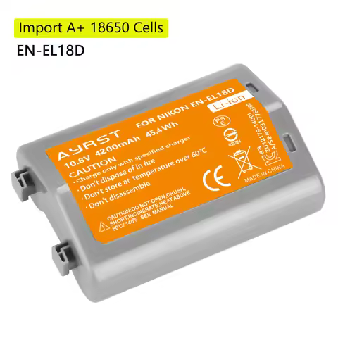 10.8V 4200mAh EN-EL18D EN-EL18d ENEL18d Rechargeable lithium Battery for Nikon Z9 D800 D4 D4S D5 D6