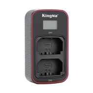 KingMa NP-FZ100 Battery USB LCD Dual Charger For Sony ILCE-9 A7C A7R5 A7R4 A7M4 A7RM4 A7M3 A9 A73 7R