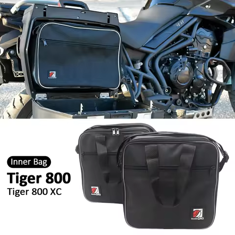 New Waterproof Vario Case Inner Bags For Tiger 800 Tiger800 TIGER 800 XC Side Tool Box Saddle Bags L