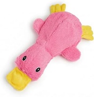 Duck Dog Toy 34 x 16 cm/13.39 x 6.3 Inch Interactive Squeaky Duck Plush Dog Toy for Teeth Cleaning P